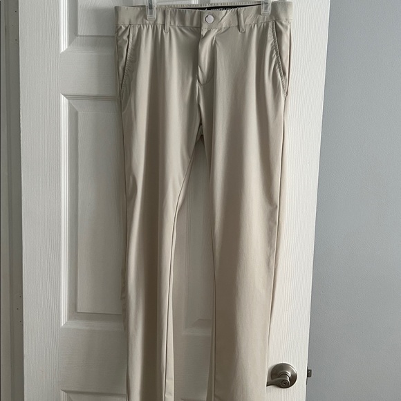 Kenneth Cole Men’s Light Tan Performance Golf Pants - size 34x32 - Picture 1 of 11